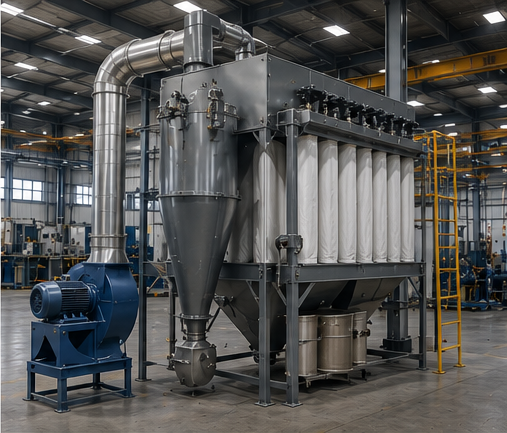 Powder Coating Cyclone Dust Collectors